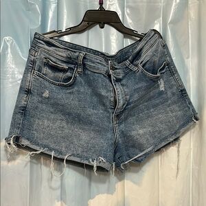 Arizona Jean Company Distressed Blue Jean Shorts